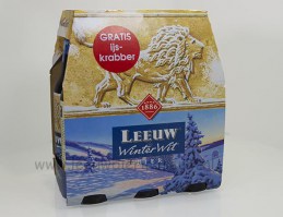 Leeuw winterwit sixpack ijskrabber